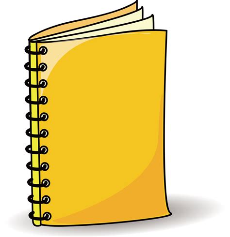 clip art of notebook